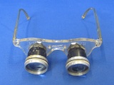 Telecopter Glasses – Telescopic Lenses – Plastic Frame – Made in Western Germany