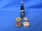 1994 Coca Cola Miniature Bottle & Bottle Caps – Magnets Glued On Each Item
