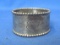 Sterling Silver Napkin Ring Engraved EEM – Weight is 17.7 grams