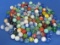 Mixed Lot of 100+ Glass Marbles – Cat's eye – Opaque & more