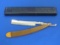 Straight Razor by the Fox Cutlery Co in a J.S. Torrence Co. Case