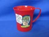 1950's Ovaltine Captain Midnight Plastic Cup