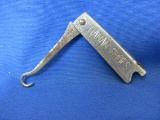 Folding Button Hook – Hanan Shoes Plymouth Shoe Department – Pat'd 1903