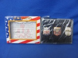 USA Olympic Home Team Centennial Pin Set With Certificate of Authenticity
