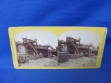 Leigh Valley Railroad Stereoview Card