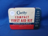 Curity Compact First Aid Kit – Metal – Some Contents