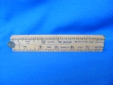 Lufkin No. 651 Folding Wood & Brass 24” Ruler
