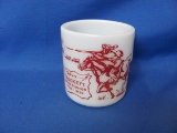 1950's Davy Crockett Hazel Atlas Cup