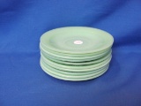 Fire King Jadeite Jane Ray Saucers (10)