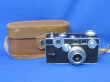 Vintage Argus Camera – The Brick – 50mm Coated Cintar Lens – Range Finder – Case