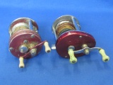 2 Fishing Reels: Langley Lurecast Model 330 – Sears Roebuck Model 535.39660