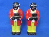 2 Uncle Mose Plastic pepper Shakers – 5” tall – Made by F&F Mold & Die works