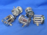 Lot of Fishing Reels for Parts or Repair – Missing Handles, etc