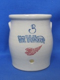 Red Wing Stoneware Collector Society – Water Cooler “Ice Water” - 4 1/2” tall