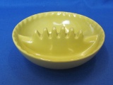 Mid Century Anholt-Ashtray – Melmac-like Plastic in Chartreuse – 5” in diameter