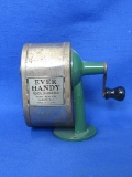 “Ever Handy” Desk Mount Pencil sharpener by Hunt Pen Co. Made in USA – 3 5/8” tall