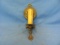 Cast Iron Art Deco Candlestick Electric Wall Sconce – Pull Cord