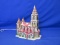 Porcelain Village Lighted Church 9”L x 5 ½”W x 11 ½”H – Tested & Lights -