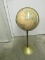 Globe On Stand 33”H – Dent On Metal Base – (Globe Has Some Wear Spots) -