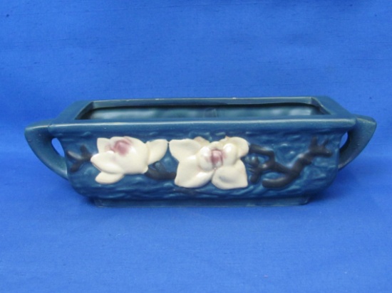 Reproduction Roseville Pottery Window Box Planter – Magnolia – 10” wide