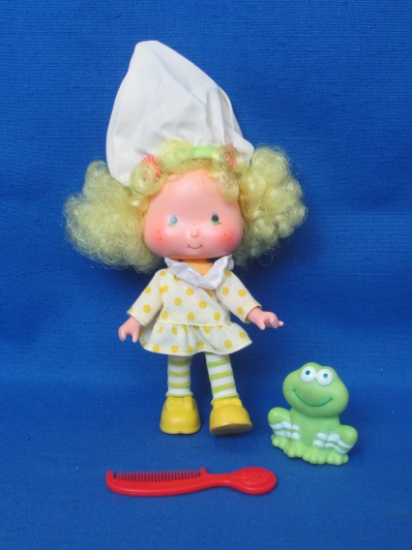 Lemon Meringue Doll with Frappe & Comb – 1980s – About 5” tall