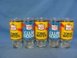 Canada Dry Tonic Water & Club Soda Glasses (5)