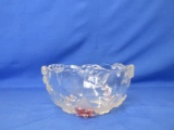 Vintage Mikasa “Rosella Pattern” Crystal Bowl 4 ½”H x 9” Diameter – Very Stunning Piece -