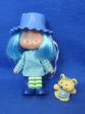 Blueberry Muffin Doll with Cheesecake – 1980s – About 5 1/2” tall