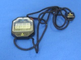 Timex Quartz Digital Lap/Stopwatch – Water Resistant – Works