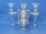 5-Piece Cambridge Arms Vase/Candlesticks “Smart Table Appointments” Glass/Crystal