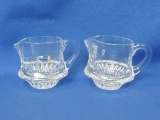 2 Lead Crystal Creamers by Gorham – In Original Box – 1 with sticker
