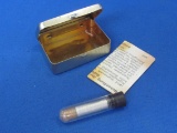 Small Tin w Glass Tube – Instructions in French & German – Some kind of Eye cream