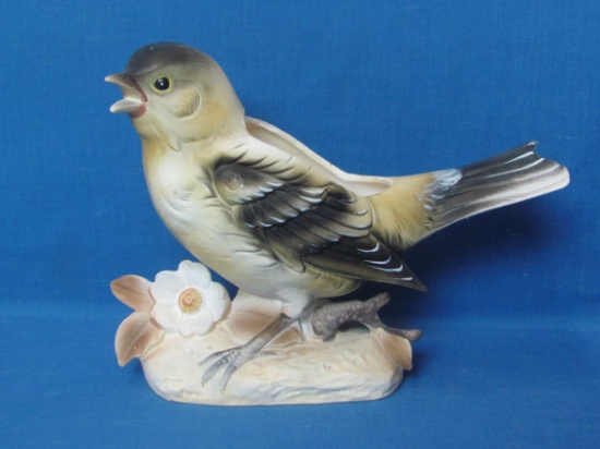 Lefton Ceramic Goldfinch 577 Planter/Figurine – 8 1/2” wide – Was a gift in 1963