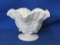 Westmoreland Milk Glass Footed Compote Paneled Grape  4” x 6”