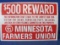18 ½” x 12” No Trespass Sign From Minnesota's Farmers Union