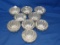 Set Of 9 Jell-O Tin Molds