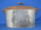 Large Tin Tub With Lid 29” Long 13” Wide