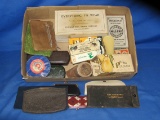 Assorted Box Odds & Ends Vintage Boxes/Eyeglass Cases/Coin Purses