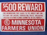 18 ½” x 12” No Trespass Sign From Minnesota's Farmers Union