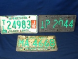 12” x 6” Minnesota License Plate 1992 &1956 Lot Of 3