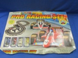 Battery Operated Pro Racing Set - Appears complete - Untested - In original box