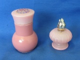 1960's Avon 9 OZ. Pink Sparkle Somewhere Powder Sachet With Perfume Satchet