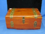 10” x 5” Ceder Box With Closing Clasp