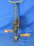 Antique Breast Brace Metal Hand Crank Drill Tool (Large Size) 17