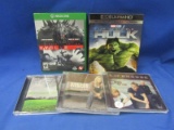 The Incredible Hulk Blu-Ray, Xbox One Evolve Ultimate Edition, 3 CD's(Kellie Pickler, Life House, Ma