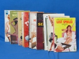 12 Vintage Naughty Paperbacks 1960's & 70” - Fun Cover Art & Racy stories