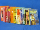 12 Vintage Naughty Paperbacks 1960's & 70” - Fun Cover Art & Racy stories