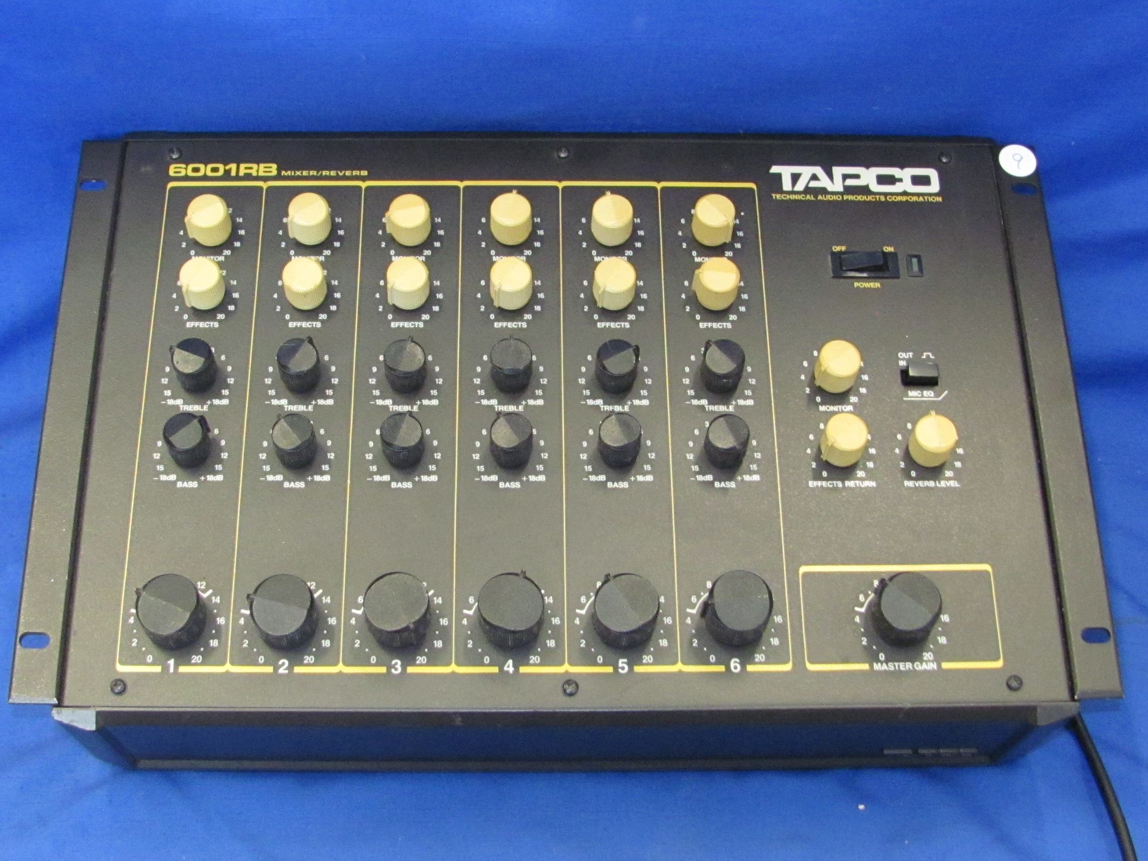 Tapco Reverb 6001RB Mixer | Proxibid