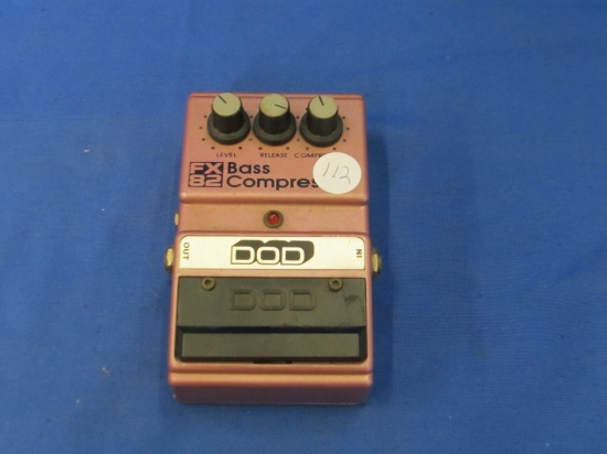 DOD Bass Compressor FX82 Missing Battery Cover Vintage Quality As Pictured -