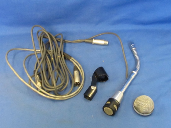 Miscellaneous Lot Of Microphone Parts & Cords – Vintage Quality As Pictured -